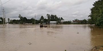 রৌমারীতে আবারও বন্যার আশংকা নিম্নাঞ্চল প্লাবিত। 