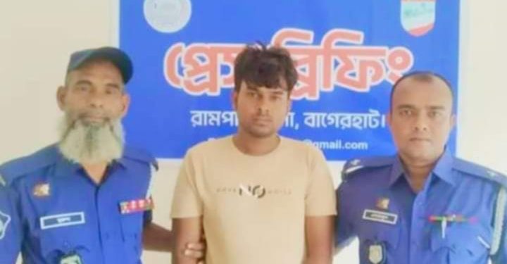 বাগেরহাটের রামপালে তামার তারসহ আটক ১