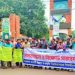 ভাসানী বিশ্ববিদ্যালয়ে কোটা বাতিলের দাবিতে উত্তাল ক্যাম্পাস।