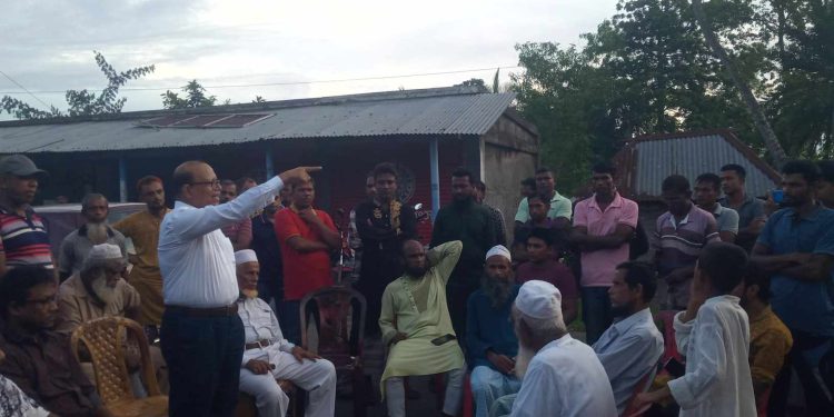 বাগেরহাটের গোটাপাড়ায় বিএনপির শান্তি-শৃঙ্খলা রক্ষায় সভা অনুষ্ঠিত I