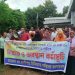 লামা উপজেলায় ইউপি চেয়ারম্যানকে অপসারণের দাবী তে অবস্থান কর্মসূচী।