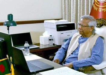 সুষ্ঠু ও অবাধ নির্বাচন করতে প্রতিশ্রুতিবদ্ধ অন্তর্বর্তী সরকার: ড. ইউনূস ।