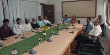 রামপালে রাজনৈতিক ও সামাজিক সংগঠনের নেতৃবৃন্দের সাথে উপজেলা প্রশাসনের বৈঠক।