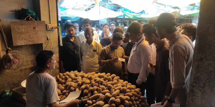 বাগেরহাটে জাতীয় ভোক্তা অধিকারের বাজার মনিটরিং ।