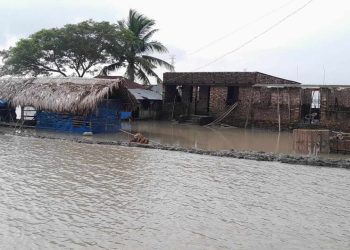 রামপালে রেমাল পরবর্তী সময় থেকে একটি গ্রামসহ ৩ হাজার একর মৎস্য ঘের তলিয়ে কয়েক কোটি টাকার ক্ষতি।