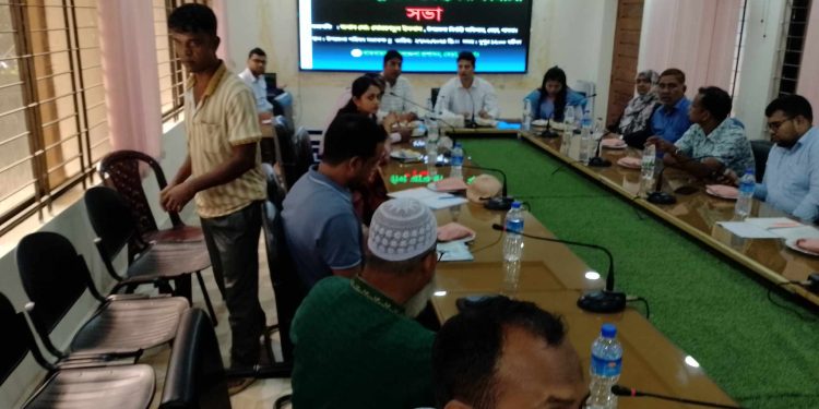 বেড়ায় দুর্যোগ ব্যবস্থাপনা কমিটির সভা অনুষ্ঠিত।