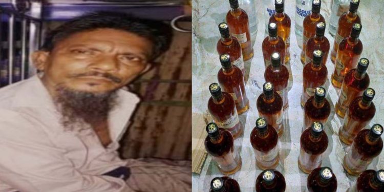 বাগেরহাটের মোংলায় বিদেশি মদসহ মাদক কারবারী আটক ১