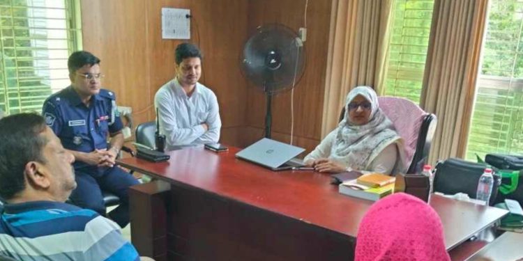 বেড়া পৌর প্রশাসক মাসুদা সুলতানার সাথে বেড়া উপজেলা প্রশাসনের সৌজন্য সক্ষাৎ ও মতবিনিময় সভা অনুষ্ঠিত।