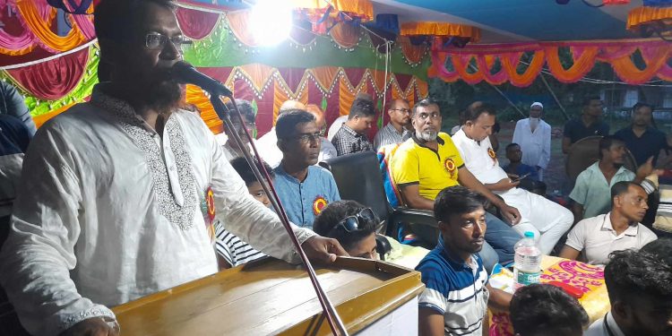 বাগেরহাটের রামপালে বাইনতলায় যুবদলের সভা অনুষ্ঠিত।