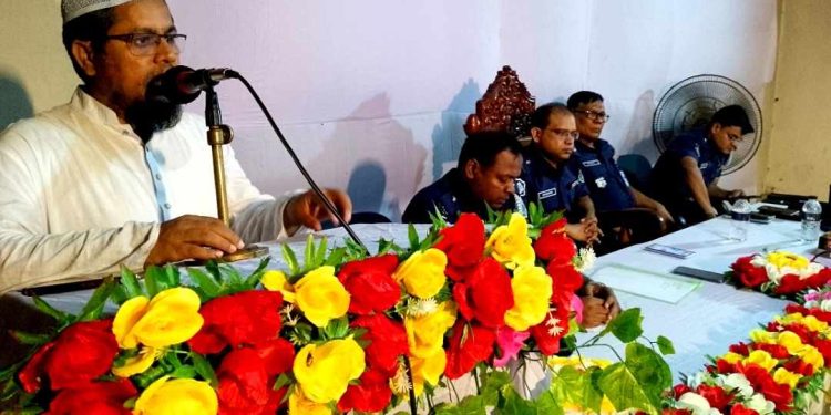 বেড়া মডেল থানায় পাবনা জেলার নবাগত পুলিশ সুপারের মতবিনিময় সভা অনুষ্ঠিত।