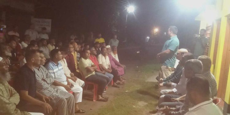 বাগেরহাটে শান্তি শৃঙ্খলা রক্ষায় ও মাদক নির্মূলে পুলিশ জনতার মধ্যে আলোচনা সভা অনুষ্ঠিত।