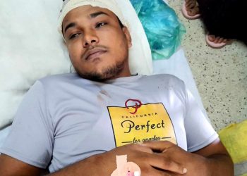 বাগেরহাটে রামপালে সন্ত্রাসী হামলায় ছাত্রদল নেতা তামিম আহত।