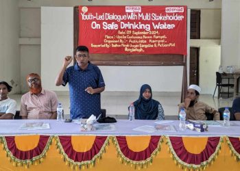 বাগেরহাটের রামপালে সুপেয় পানির দাবীতে এ্যাডভোকেসি সভা অনুষ্ঠিত ।