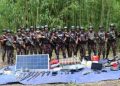 বান্দরবানের রুমায় বিজিবি’র অভিযানে অস্ত্র-গোলাবারুদ, ড্রোন ও সিগন্যাল জ্যামারসহ বিভিন্ন সরঞ্জাম উদ্ধার।