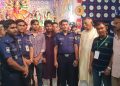 মাদারগঞ্জে পুজা মন্ডপ পরিদর্শন করলেন পুলিশ সুপার সৈয়দ রফিকুল ইসলাম।