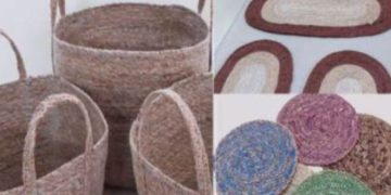 টাঙ্গাইল আনারসের আঁশ দিয়ে তৈরি হচ্ছে সুতা ও শৌখিন পণ্য।