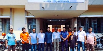 রৌমারীতে সাংবাদিকদের সাথে নবাগত ওসি’র মতবিনিময় সভা।