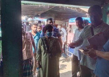 জামালপুর মাদারগন্জের শ্যামগঞ্জ কালিবাড়ী বাজার মনিটরিংয়ে এসিল্যান্ড, ১৫০০ টাকা জরিমানা।