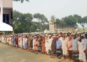 জামালপুরের মাদারগঞ্জে এসিল্যান্ড অফিসের গাড়ী চালক স্বাধীনের মৃত্যু” জানাজায় হাজারো মানুষের ঢল।