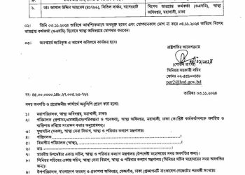 বাগেরহাটের সিভিল সার্জন ওএসডি।