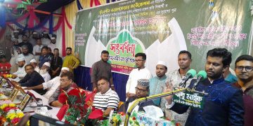 রামপালে প্রসিকিটর গাজী তামিমকে স্টুডেন্টস ওয়েলফেয়ার ফাউন্ডেশনের সংবর্ধনা ।