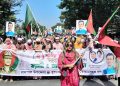 বাগেরহাটের রামপালে ৭ই নভেম্বর পালনে কেন্দ্রীয় ছাত্রদলের র্যালি।