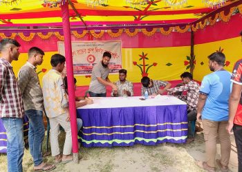 ভূঞাপুরে বিনামূল্যে রক্তের গ্রুপ নির্ণয় ক্যাম্পেইন অনুষ্ঠিত।