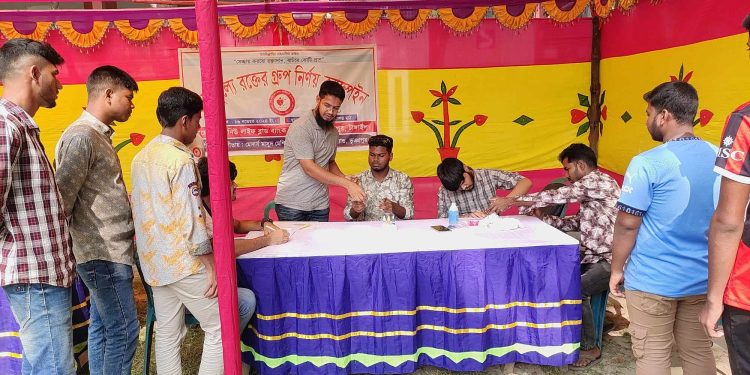 ভূঞাপুরে বিনামূল্যে রক্তের গ্রুপ নির্ণয় ক্যাম্পেইন অনুষ্ঠিত।