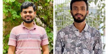 জবিস্থ জামালপুর জেলা ছাত্রকল্যাণের নেতৃত্বে হারুন-শাকিল।