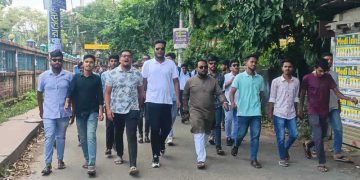 বাগেরহাটে মাদকের বিরুদ্ধে ছাত্রদলের প্রচার।