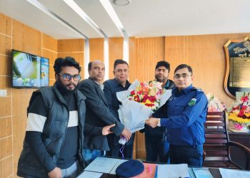 বাংলাদেশ মফস্বল সাংবাদিক ইউনিয়ন নওগাঁ জেলার নেতৃবৃন্দ নবাগত পুলিশ সুপারের সাথে শুভেচ্ছা ও মতবিনিময়।