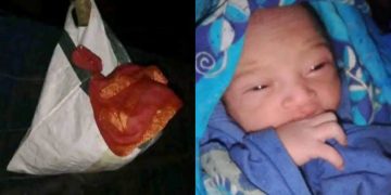 বাগেরহাটে সড়কের পাশে বাজারের ব্যাগের মধ্যে কান্না করছিল নবজাতক।