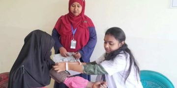 বাগেরহাট রামপালে মুক্তিযোদ্ধা জলিল স্মরণে আমাদের গ্রাম’র ফ্রি মেডিকেল ক্যাম্প।