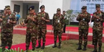 টাঙ্গাইলে ‘সেনানীড়’ উদ্বোধন করলেন সেনাপ্রধান।