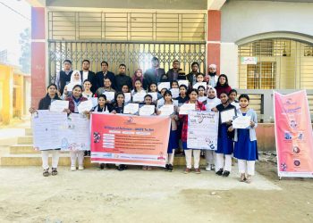 চুনারুঘাটে শিক্ষার্থীদের নিয়ে নারীর প্রতি সহিংসতা প্রতিরোধে আলোচনা সভা।