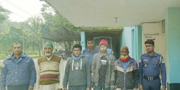 জামালপুরের মাদারগঞ্জে নাশকতাসহ অন্যান্য মামলা ৪ জন আটক।