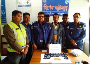 কুড়িগ্রাম রৌমারীতে ৩৮০০ পিছ ইয়াবাসহ ১ যুবক আটক।