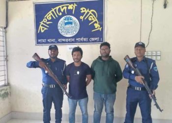 লামায় নিষিদ্ধ ছাত্রলীগের প্রতিষ্ঠাবার্ষিকী পালনে ছাত্রলীগে দুই-নেতা গ্রেপ্তার।