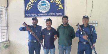 লামায় নিষিদ্ধ ছাত্রলীগের প্রতিষ্ঠাবার্ষিকী পালনে ছাত্রলীগে দুই-নেতা গ্রেপ্তার।