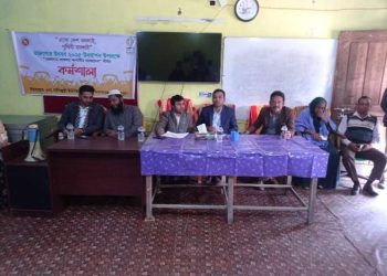 জামালপুরের মাদারগঞ্জে তারুণ্যের উৎসব ২০২৫ উদযাপন উপলক্ষে কর্মশালা।