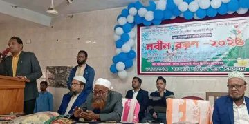 বাগেরহাটের মোরেলগঞ্জে উৎসবমুখর পরিবেশে অনুষ্ঠিত হলো সরকারি বালিকা উচ্চ বিদ্যালয়ে নবীণ বরণ।