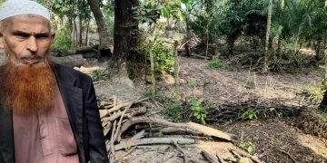 রামপালে বৃদ্ধের জমি আত্মসাতের চেষ্টার অভিযোগ।