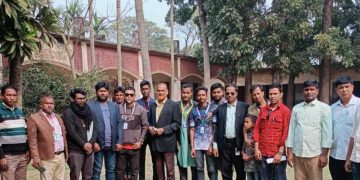 নিয়ামতপুর উপজেলা মডেল প্রেসক্লাব ও বাংলাদেশ মফস্বল সাংবাদিক ইউনিয়ন এর মাসিক সভা ও প্রীতিভোজ অনুষ্ঠিত।