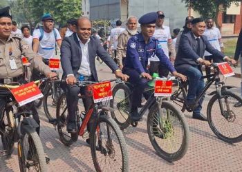 টাঙ্গাইলে মাদক বিরোধী সাইকেল র‌্যালি।