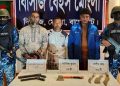 খুলনার দাকোপে অস্ত্রসহ সন্ত্রাসী আটক ৩