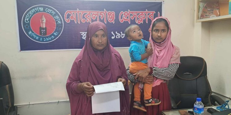 মোরেলগঞ্জে অস্ত্রেরমুখে বিধবা গৃহিনীর গরু লুটের অভিযোগ।