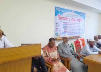 রামপালে খেলাফত মজলিশের ইফতার মাহফিল।