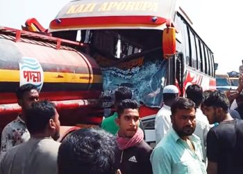 বগুড়ার শেরপুরে সড়ক দুর্ঘটনায় পথচারী নিহত।