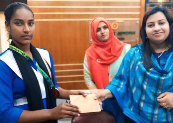 জাতীয় পর্যায়ে বর্শায় দ্বিতীয় স্থান অর্জন করে ভূঞাপুরের শারমিন।