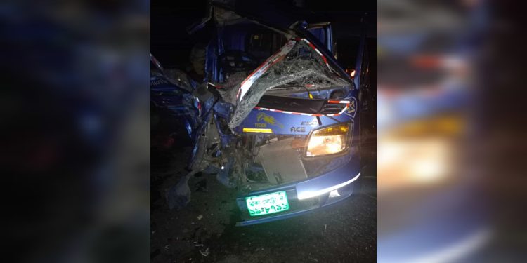 মাধবপুরে ট্রাক ও পিকআপের সংঘর্ষে ৪ জন নিহত।